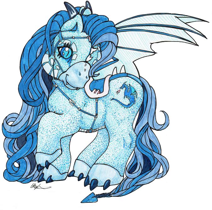 my little Saphira_finished by emi_red
