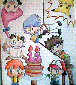 Pokemon Birthday Card by emo_jo