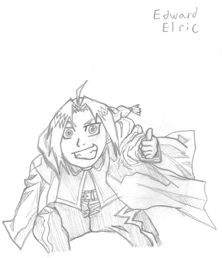 Edward Elric (thumbs up) by emobuddie0