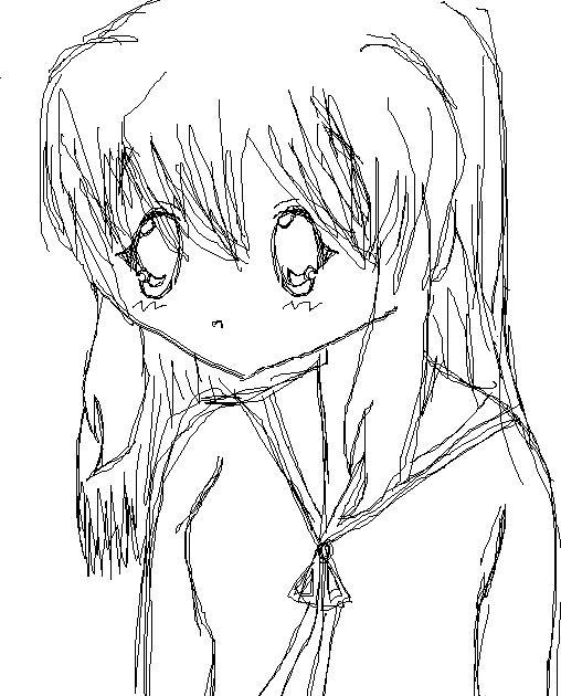 mikuru doodle by emotionlessvanilla