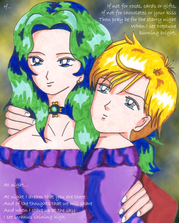 Michiru and Haruka by enchantedviolin
