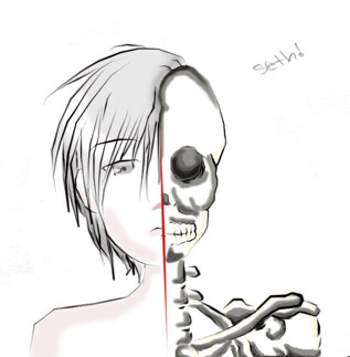 seth half skeleton by enviousenvy7