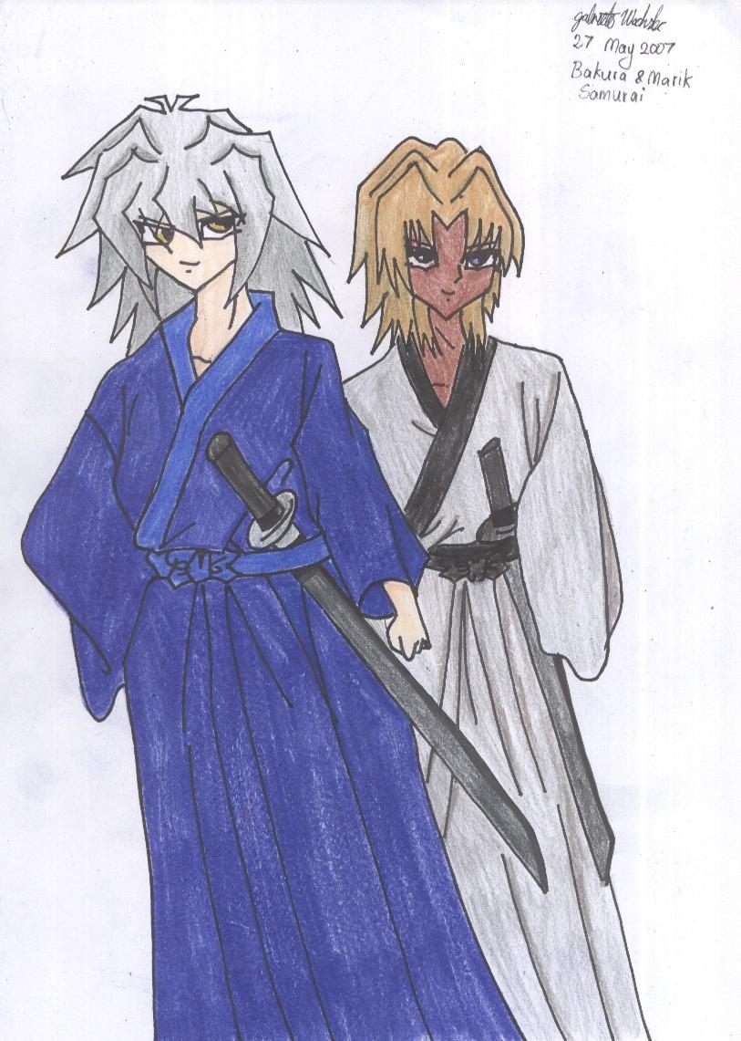 Bakura + Marik Samurai by erzengel