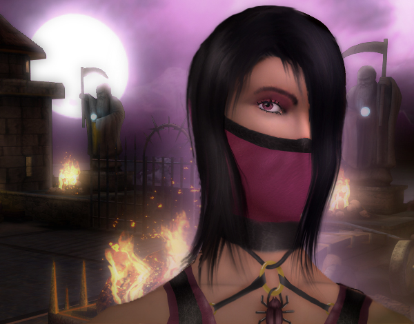 Mileena in the Wastelands by ess89