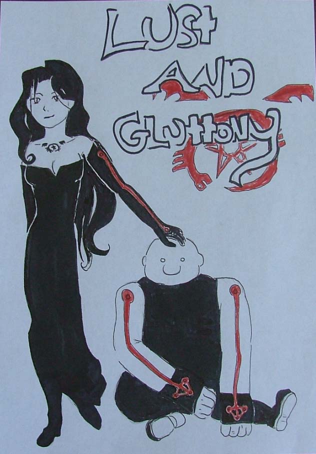 Lust and Gluttony by ev-claw