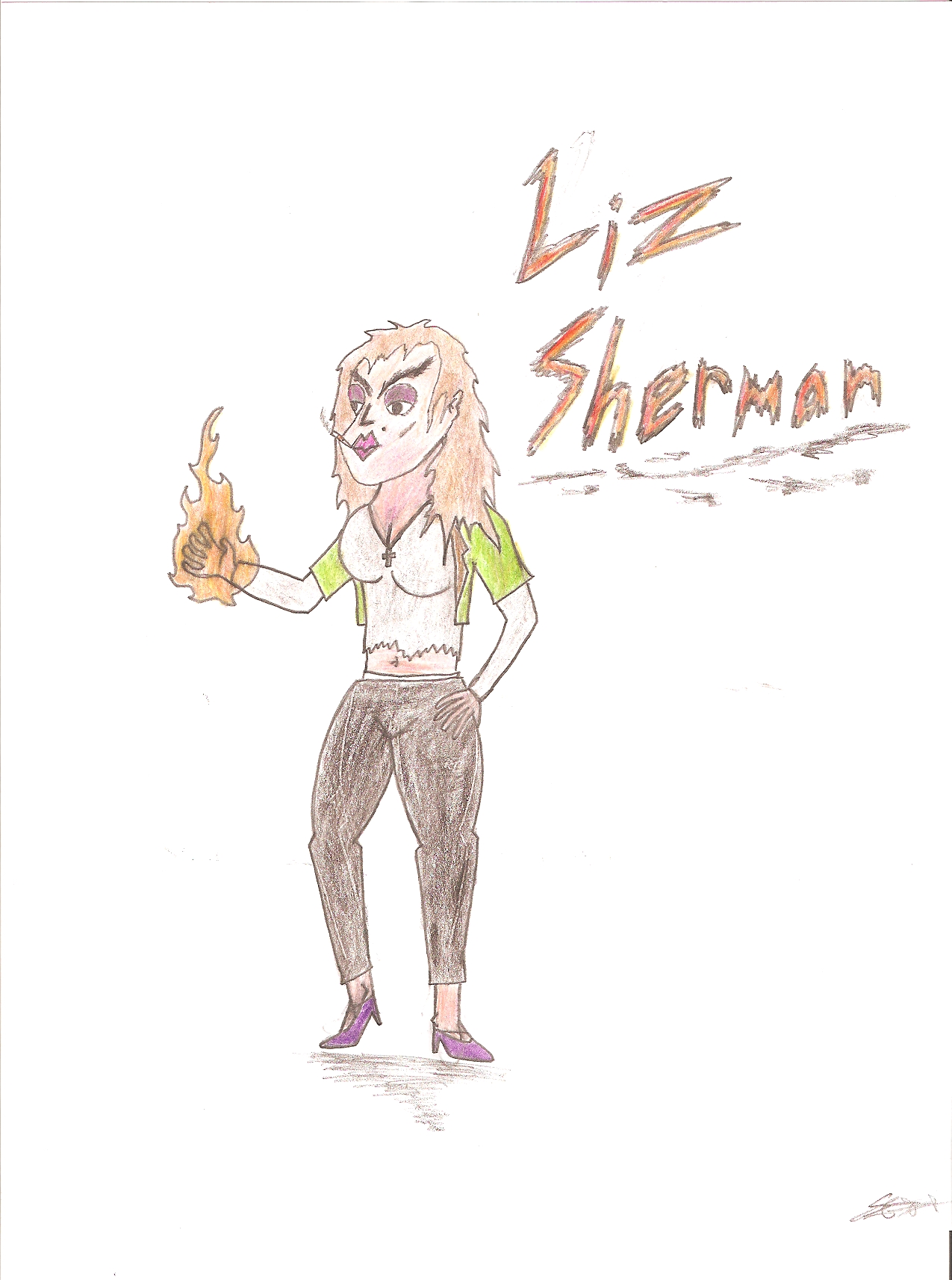 Animated Liz Sherman by evanjones1