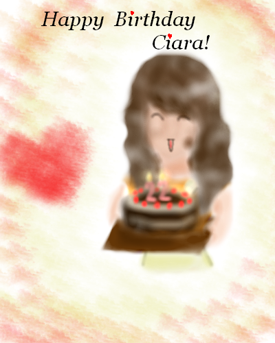 Happy Birthday Ciara :) by evi19koko