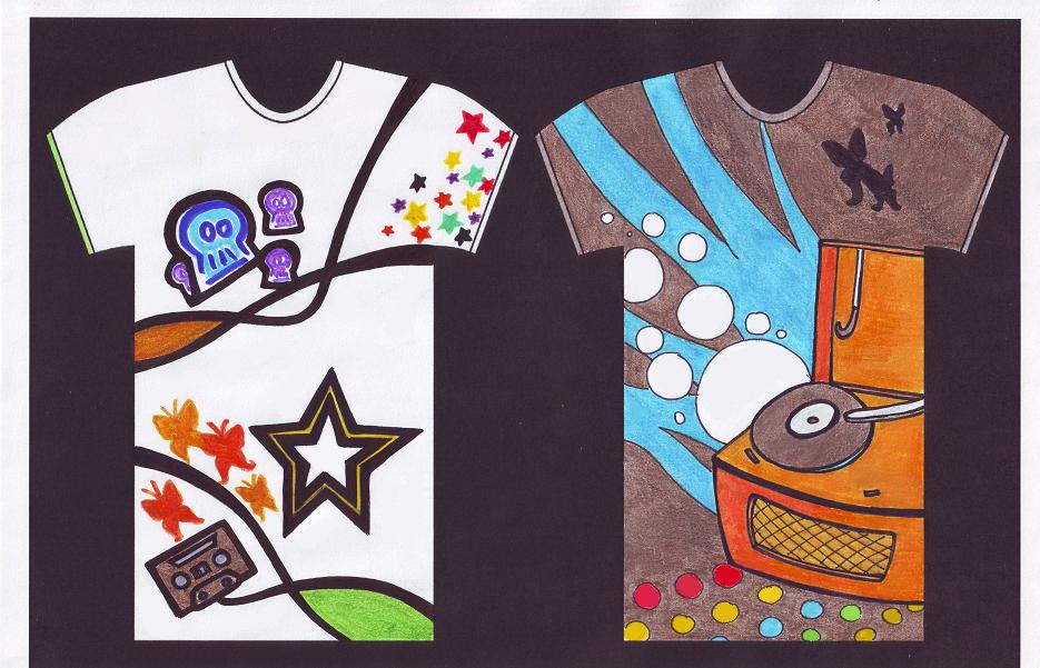 T-Shirt design-Project 4 school by evi19koko