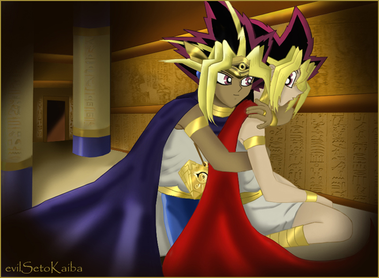 Pharaoh Atemu & Yugi by evilSetoKaiba