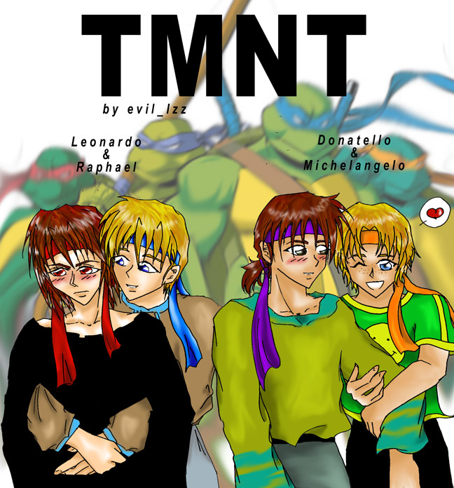 The Turtles as humans by evil_Izz