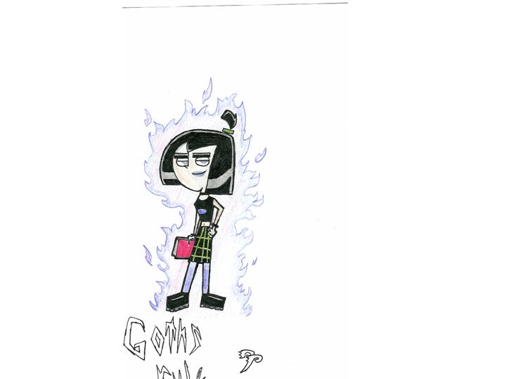 Flaming Goth by evil_within_u