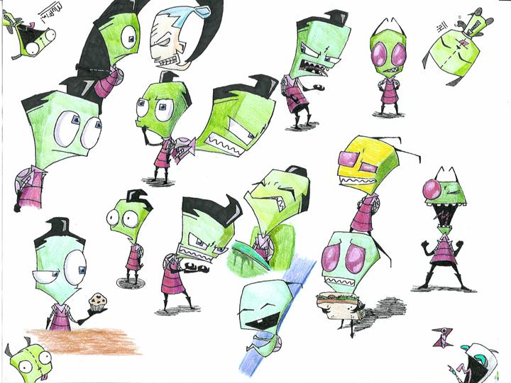 Zim collage by evil_within_u