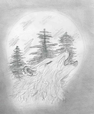 A Luner Howl by evilirishllama