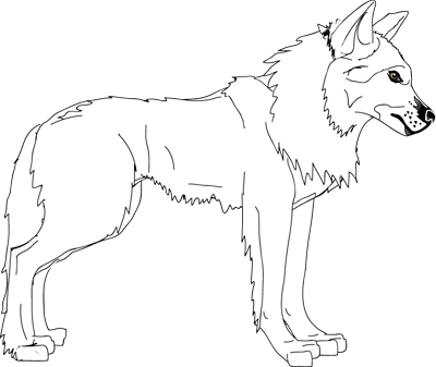 white wolf by evilone666