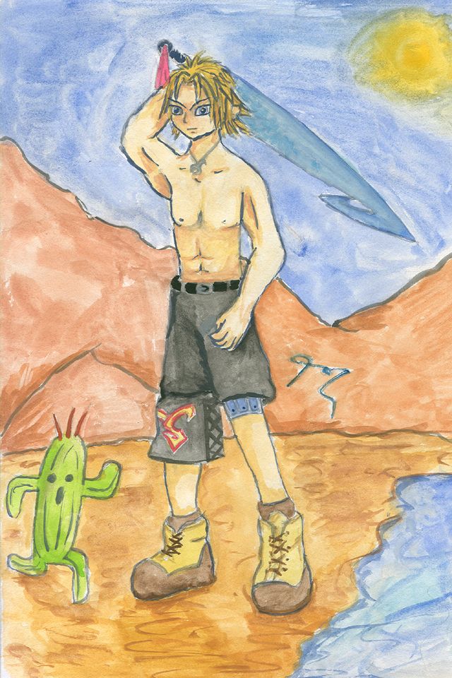 topless tidus by evilsnowball7