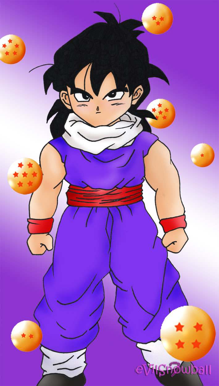 gohan and his balls by evilsnowball7