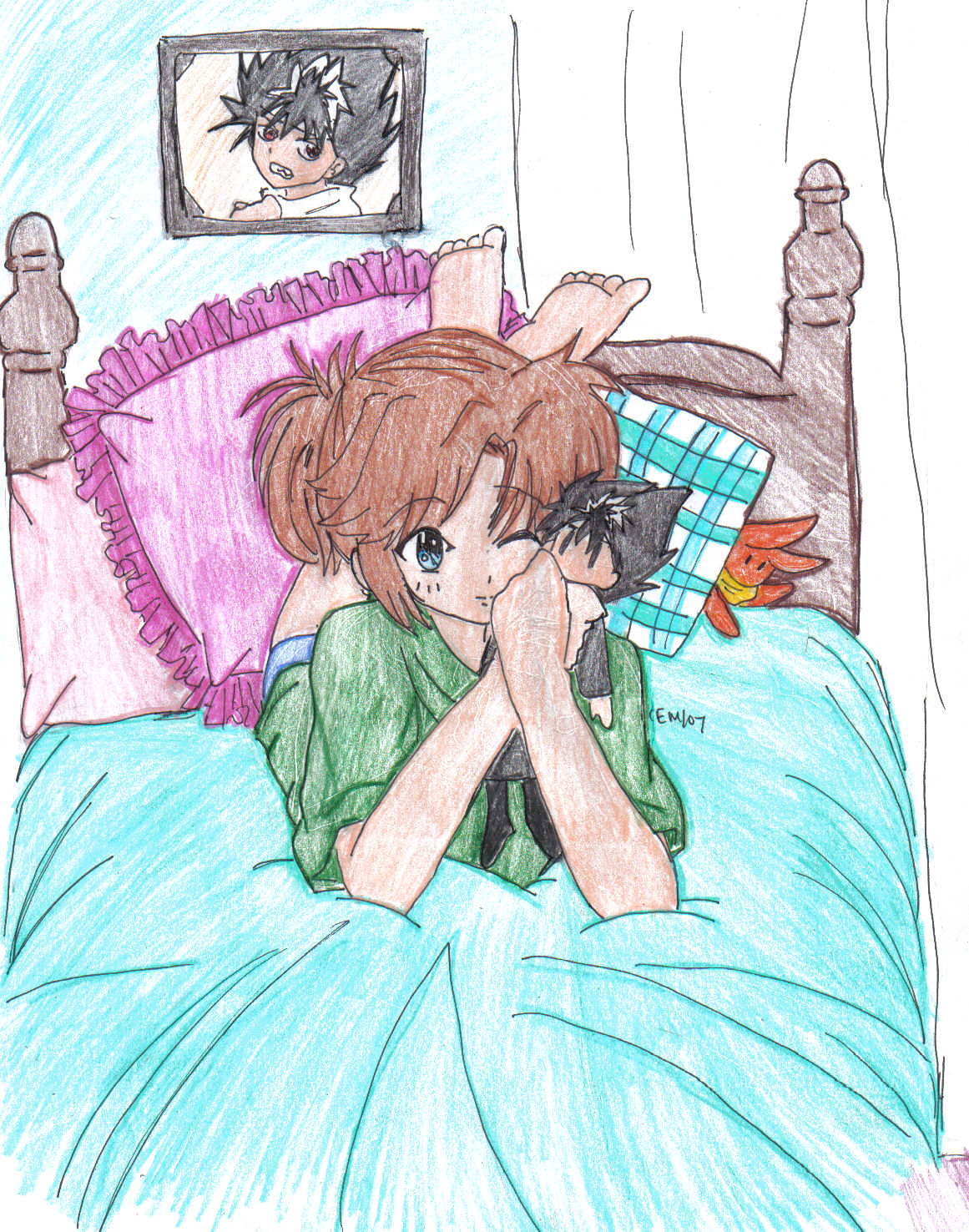 C and Hiei plushy by FCR