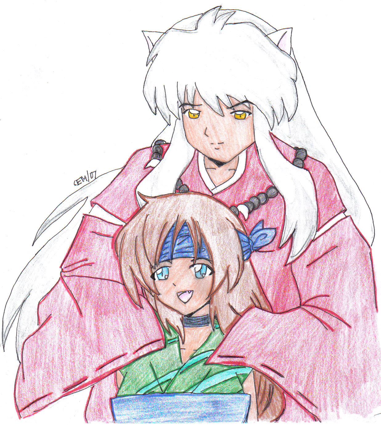 C and Inuyasha by FCR