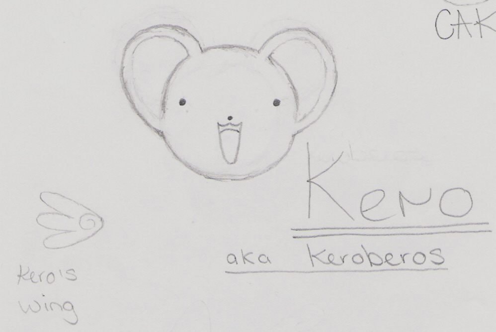 Kero face sketch by FFX-2_Fan