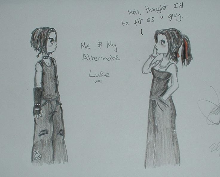 Me and My Alternate Luke! (Me as a boy! XD) by FNs_Jennyfish