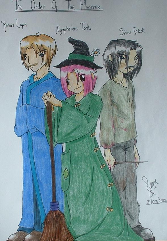 The Order: Lupin, Tonks and Black by FNs_Jennyfish
