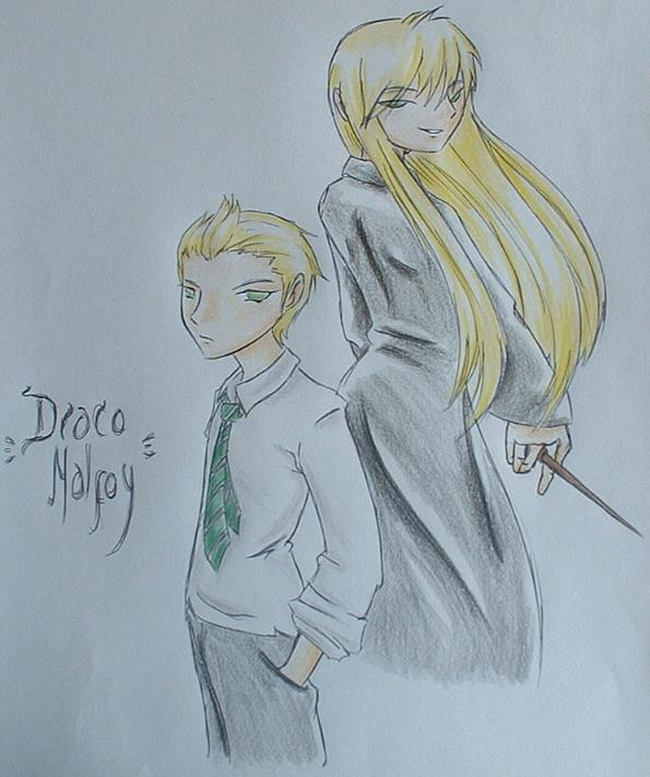 Draco Malfoy (and friend) request for edindor_knig by FNs_Jennyfish