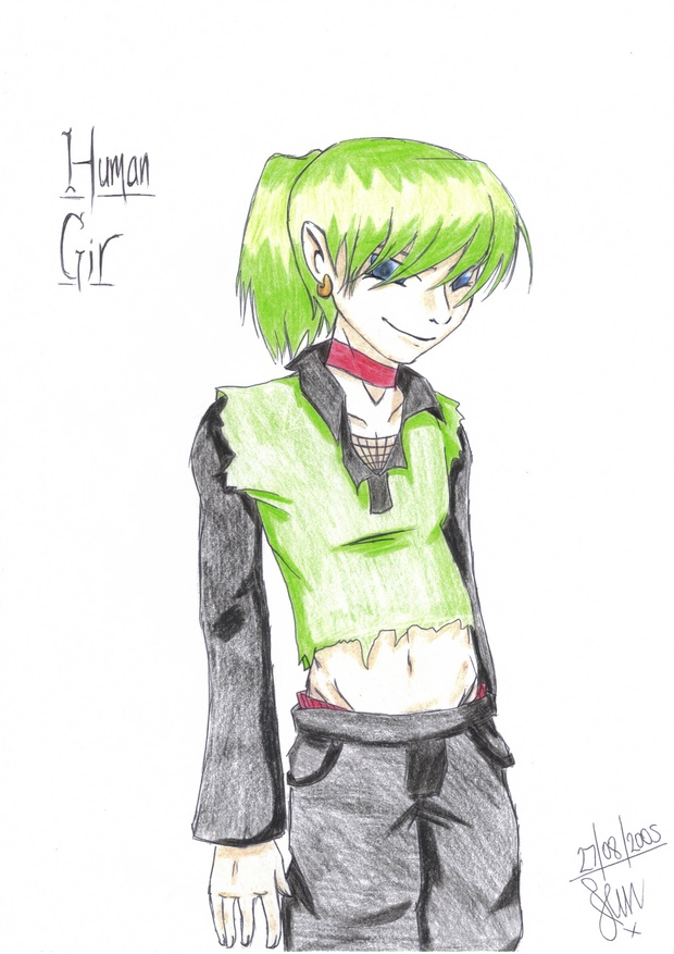 Human Gir request for scuzme! by FNs_Jennyfish
