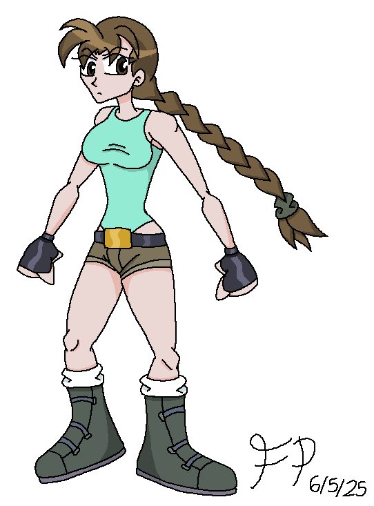Lara Croft Artwork by FPeralta