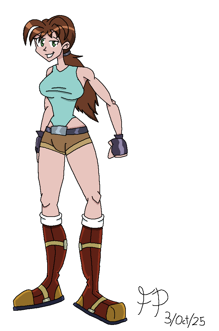 Lara Croft (Updated Design) by FPeralta
