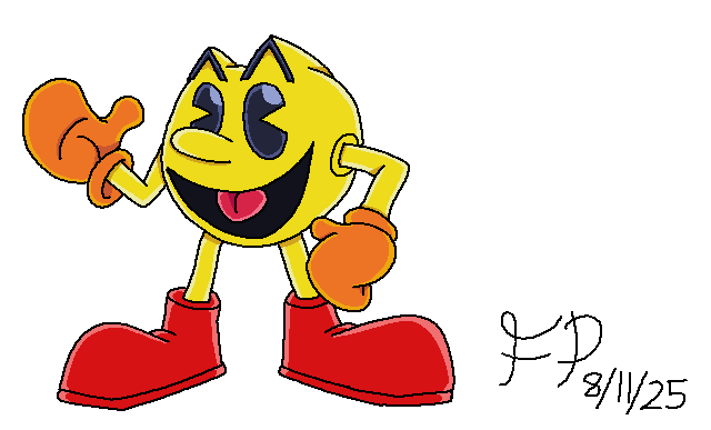 Pac-Man Artwork by FPeralta