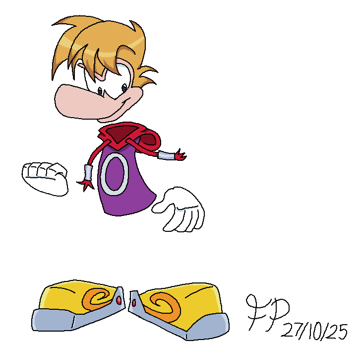 Rayman Artwork (Updated) by FPeralta