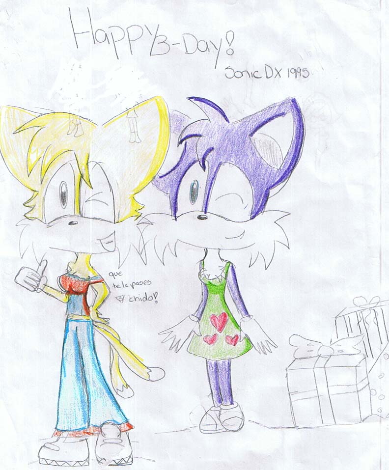 happy b-day sonic dx 1995!(late) by FTCSS