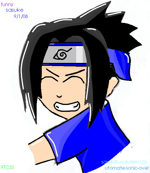 funny sasuke2(colored) by FTCSS