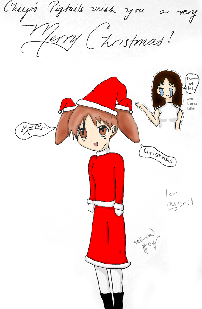 Chiyo's Pigtails wish U a Merry X-mas by Fae