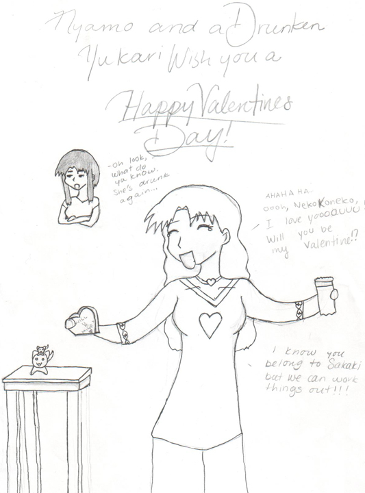 Yukari and Nymamo *valentines day* by Fae