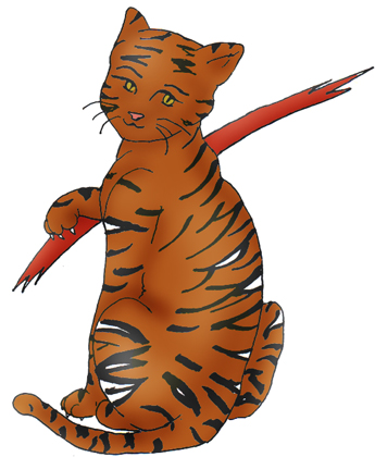 Tiger kitten  *for FreakishIYK* by Fae