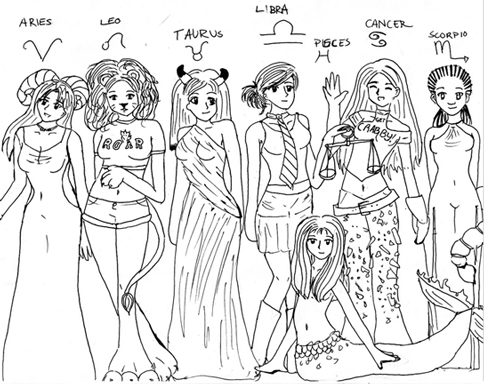 Horoscope ladies by Fae