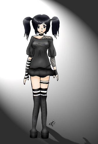 Gothic Girl *request* by Fae