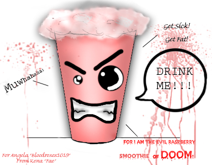 raspberry smoothie of doom *for angela* by Fae