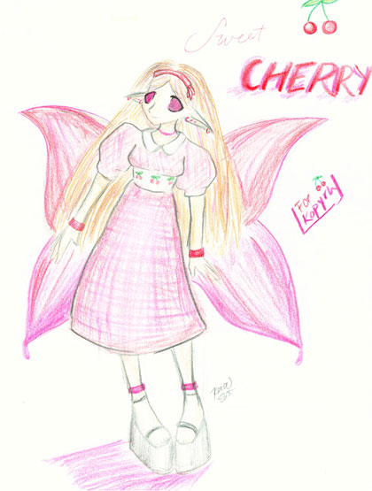 Sweet Cherry Faery by Fae