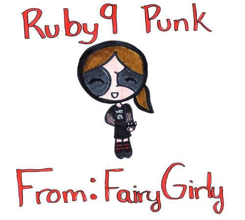 Ruby9 as a Powerpunk! by Fairygirly