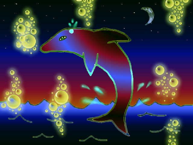 *sundown dolphin mood* by Fairygurl27