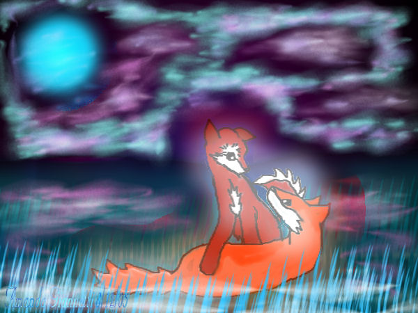 *Red and Orange wolf* For ZoidianGirl_DSZ by Fairygurl27