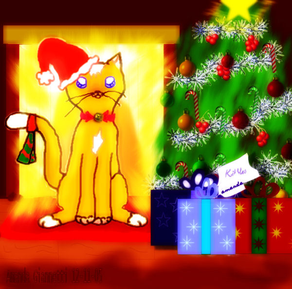*Kibbles first christmas* by Fairygurl27