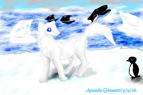 .: Arctic Wolf :. For lilsoniclover by Fairygurl27