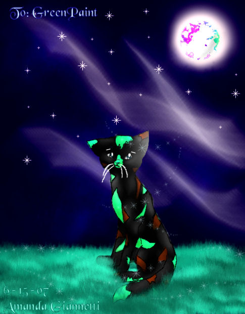 Moon Kitty~Request by Fairygurl27