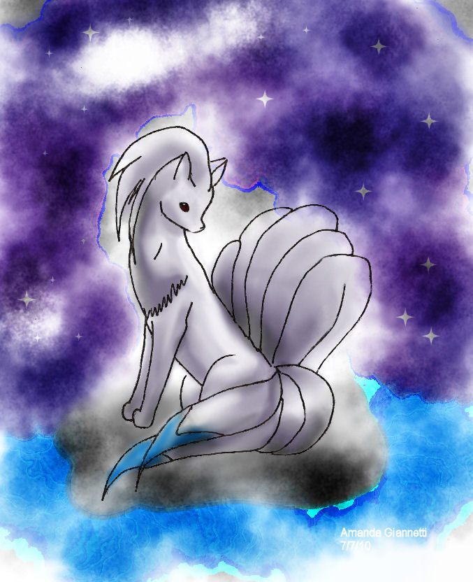 Shiny Ninetales by Fairygurl27