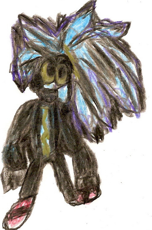 Chibi Evil Sonic by Falconlobo