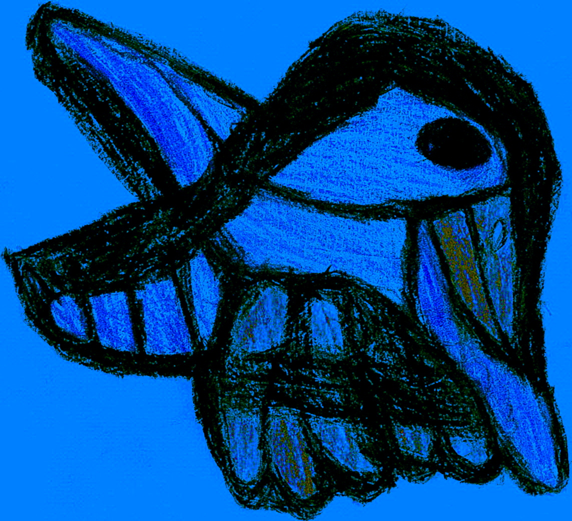 Bloo As A Blue Bird by Falconlobo