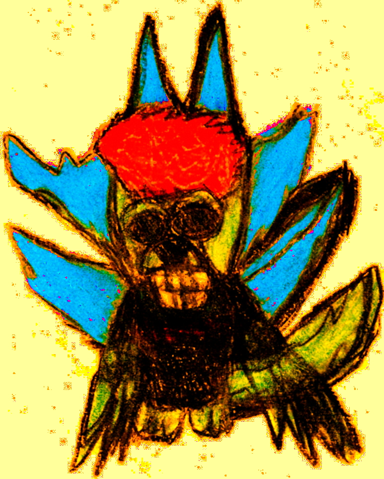 Chibi Winged Fox Demon For LadyChaos by Falconlobo